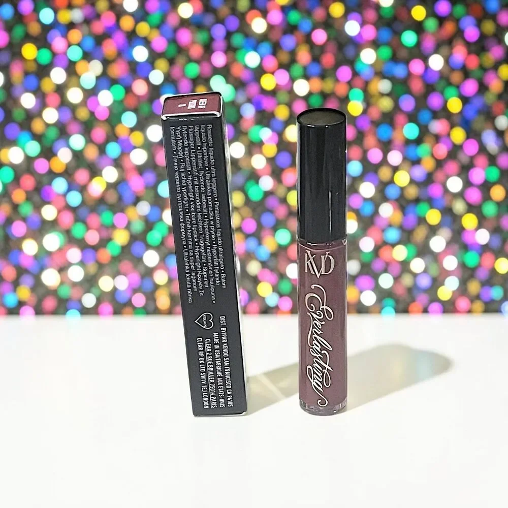 KVD Everlasting Hyperlight Liquid Lipstick in QUEEN OF POISONS NIB 0.051 fl Oz